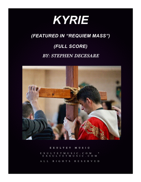 Free Sheet Music Kyrie From Requiem Mass Full Score