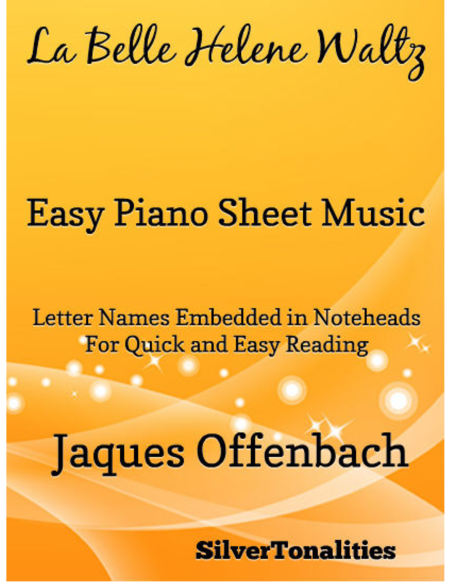 Free Sheet Music La Belle Helene Waltz Easy Piano Sheet Music