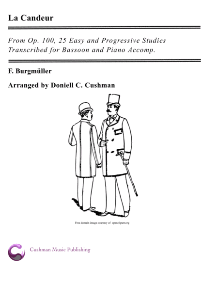 Free Sheet Music La Candeur For Bassoon