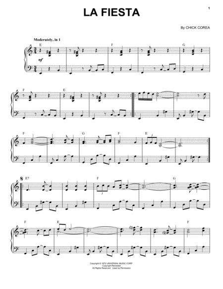 Free Sheet Music La Fiesta