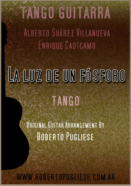 Free Sheet Music La Luz De Un Fosforo Tango Suarez Villanueva Cadicamo