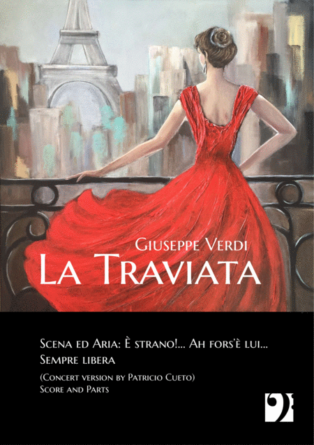 Free Sheet Music La Traviata E Strano Ah Forse E Lui Sempre Libera Concert Version