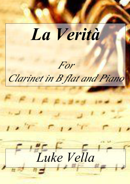 Free Sheet Music La Verita