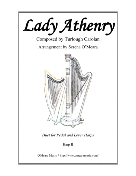 Free Sheet Music Lady Athenry Harp Ii