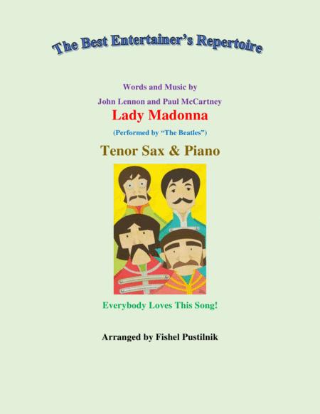 Lady Madonna Jazz Pop Version For Tenor Sax And Piano Video Sheet Music