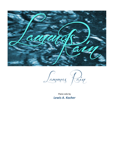 Free Sheet Music Lammas Rain