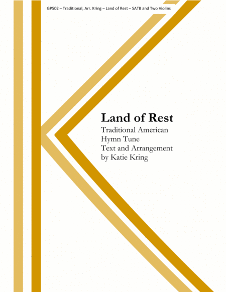 Free Sheet Music Land Of Rest Satb With Two Violins