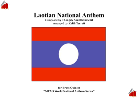 Laotian National Anthem For Brass Quintet Sheet Music