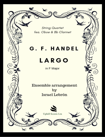 Free Sheet Music Largo By Handel