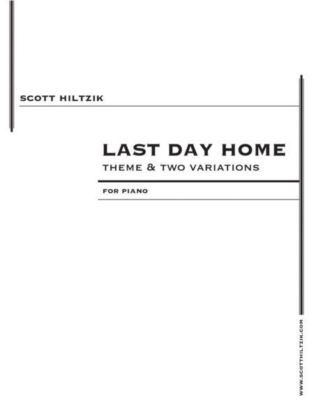 Last Day Home Sheet Music