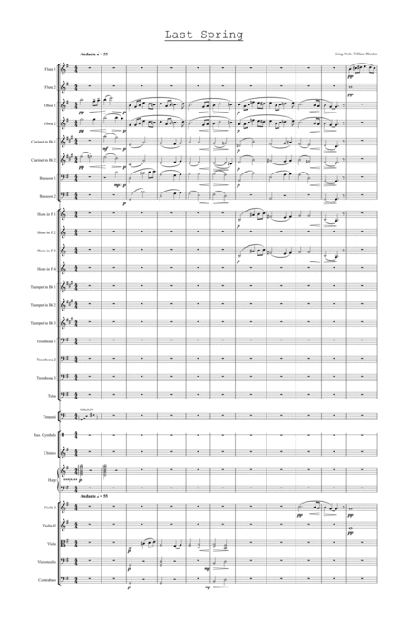 Last Spring Sheet Music