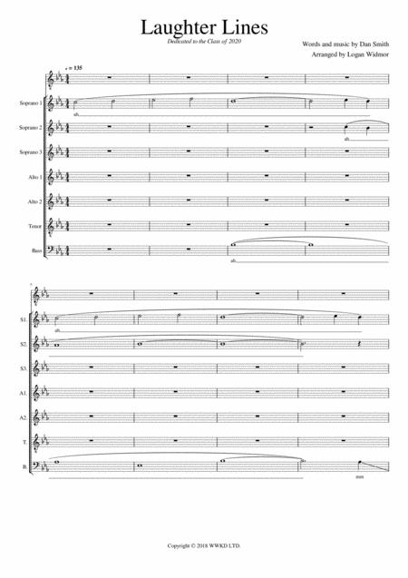 Free Sheet Music Laughter Lines