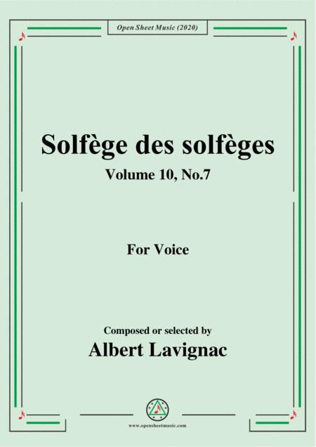 Free Sheet Music Lavignac Solfge Des Solfges Volume 10 No 7 For Voice