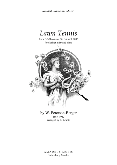 Free Sheet Music Lawn Tennis For Clarinet In Bb And Piano