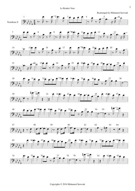 Free Sheet Music Le Rendez Vous