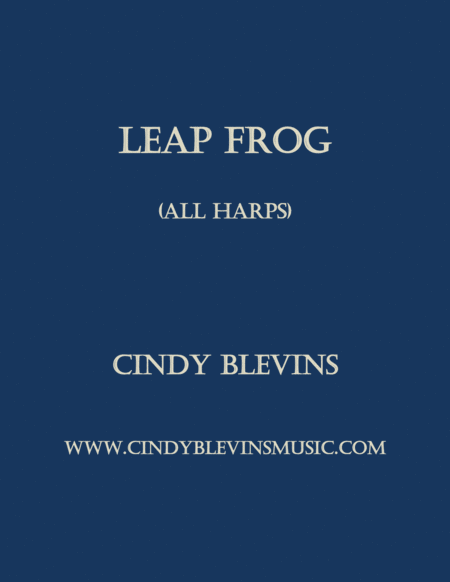 Free Sheet Music Leap Frog An Original Solo For Harp From My Book Harping On The Black Notes
