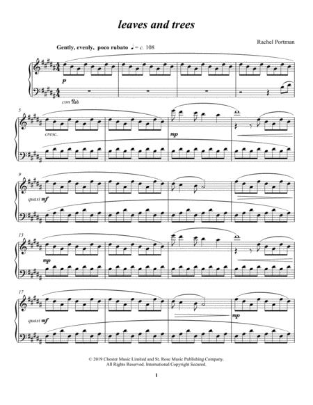 Leaves And Trees Sheet Music