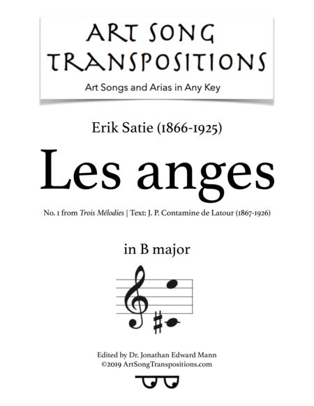 Les Anges B Major Sheet Music