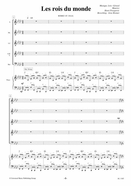 Les Rois Du Monde Ssaabar Piano Sheet Music