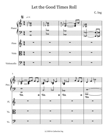 Free Sheet Music Let The Good Times Roll For Mixed Ensemble