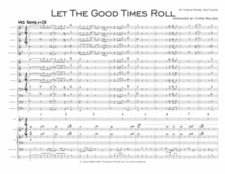 Let The Good Times Roll Sheet Music