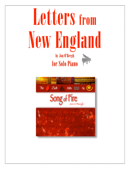 Letters From New England Sheet Music