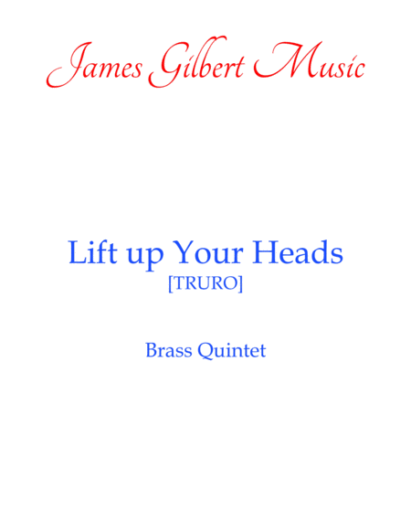 Free Sheet Music Lift Up Your Heads