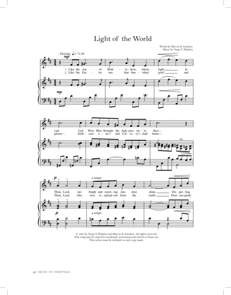 Light Of The World Sheet Music