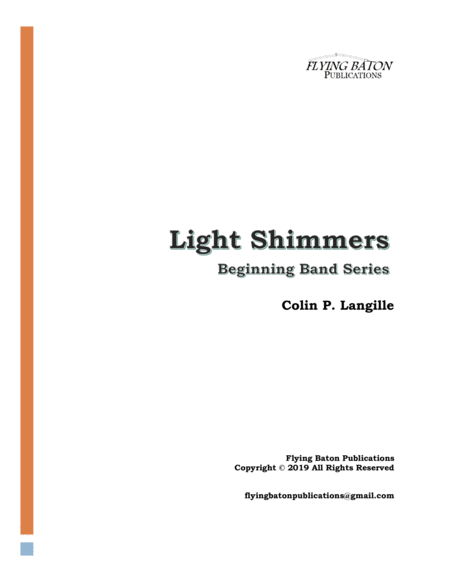 Free Sheet Music Light Shimmers