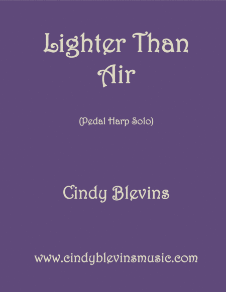 Free Sheet Music Lighter Than Air Solo For Pedal Harp