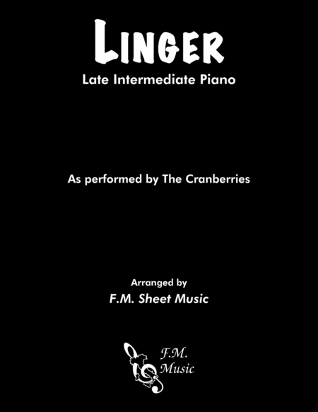 Free Sheet Music Linger Late Intermediate Piano