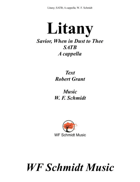 Free Sheet Music Litany