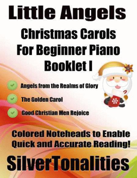 Free Sheet Music Little Angels Christmas Carols For Beginner Piano Booklet I