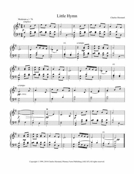 Little Hymn Sheet Music