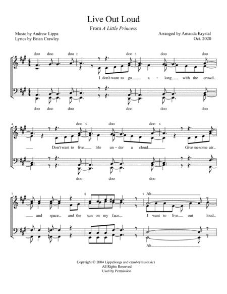 Live Out Loud Sheet Music