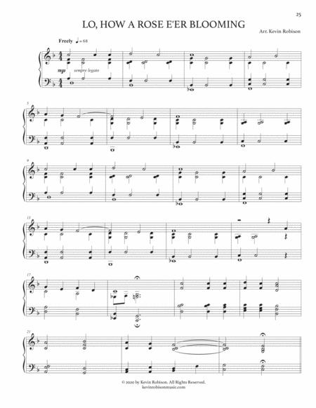 Lo How A Rose E Er Blooming From Winterludes Sheet Music