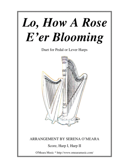 Lo How A Rose E Er Blooming Score And Parts Sheet Music