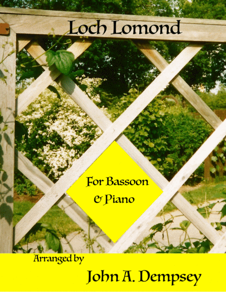 Free Sheet Music Loch Lomond Bassoon And Piano