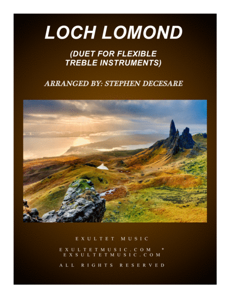 Loch Lomond Duet For Flexible Treble Instrumentation Sheet Music