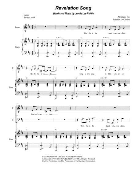 Loch Lomond Duet For Soprano And Tenor Solo Sheet Music