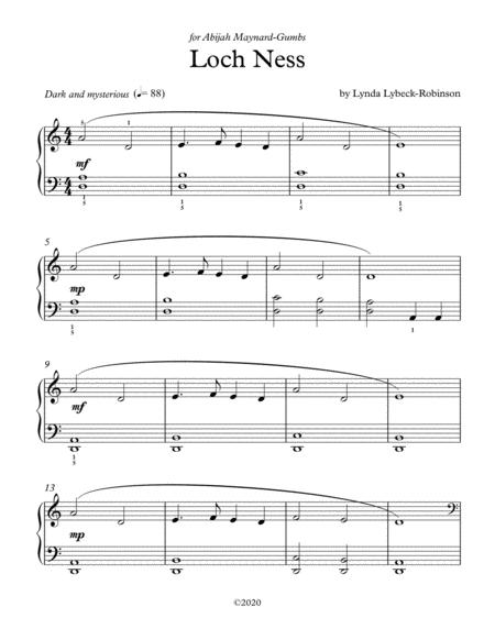 Free Sheet Music Loch Ness