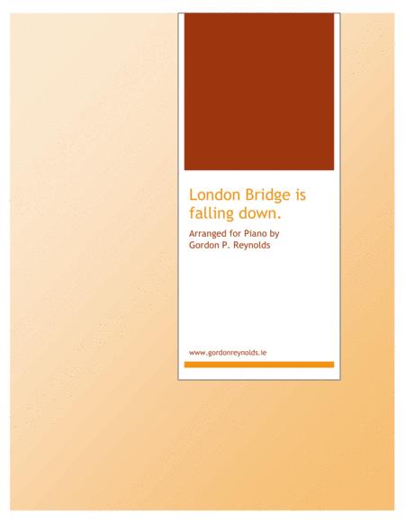 Free Sheet Music London Bridge Is Falling Down