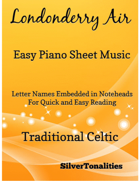 Londonderry Air Easy Piano Sheet Music Sheet Music