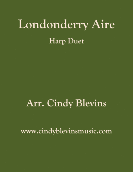 Londonderry Aire Danny Boy Arranged For Harp Duet Sheet Music