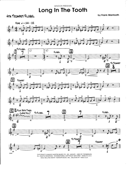 Long In The Tooth 1st Trombone Sheet Music