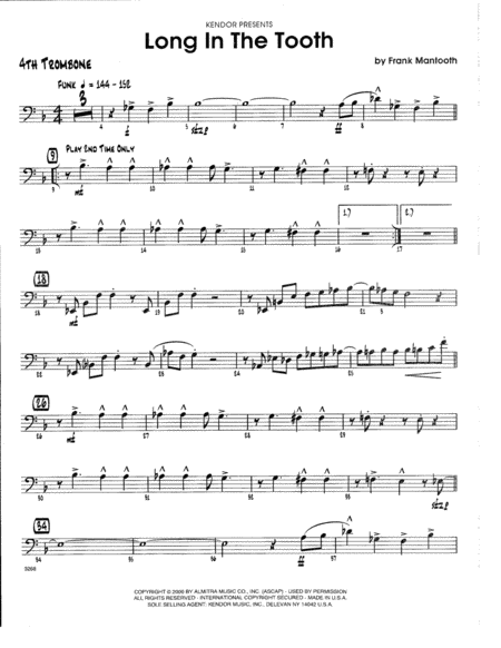 Free Sheet Music Long In The Tooth Guitar