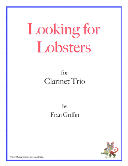 Looking For Lobsters For Clarinet Trio Sheet Music