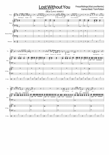 Lost Without You Sheet Music