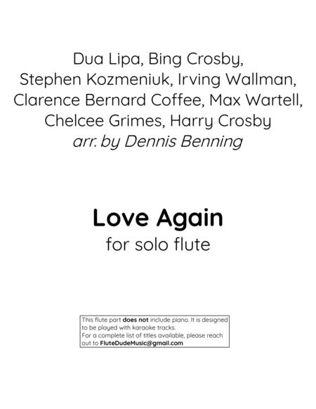 Love Again For Solo Flute No Piano Sheet Music