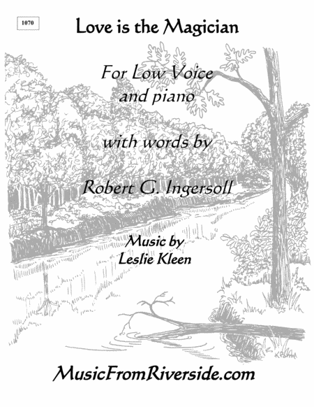 Love Is The Magician For Low Voice And Piano Sheet Music